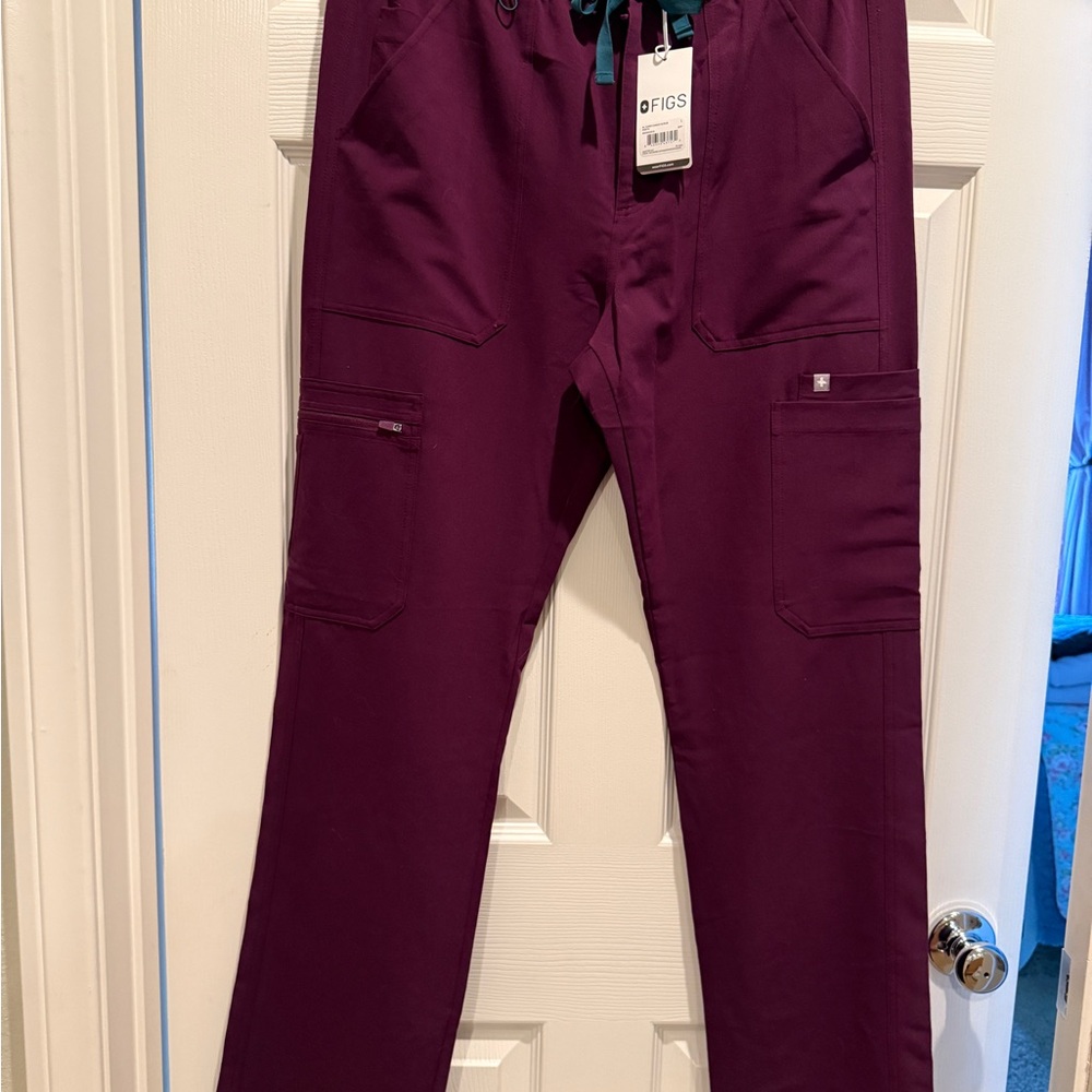 Figs Men's Cairo Burgundy Scrubs